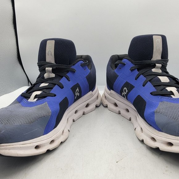 On Running Cloudrunner Mens 10 Running Shoes Metal Midnight Blue Athletic main image 14